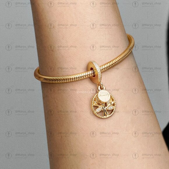 Pandora Sparkling Family Tree Dangle Charm - Picture 3 of 4